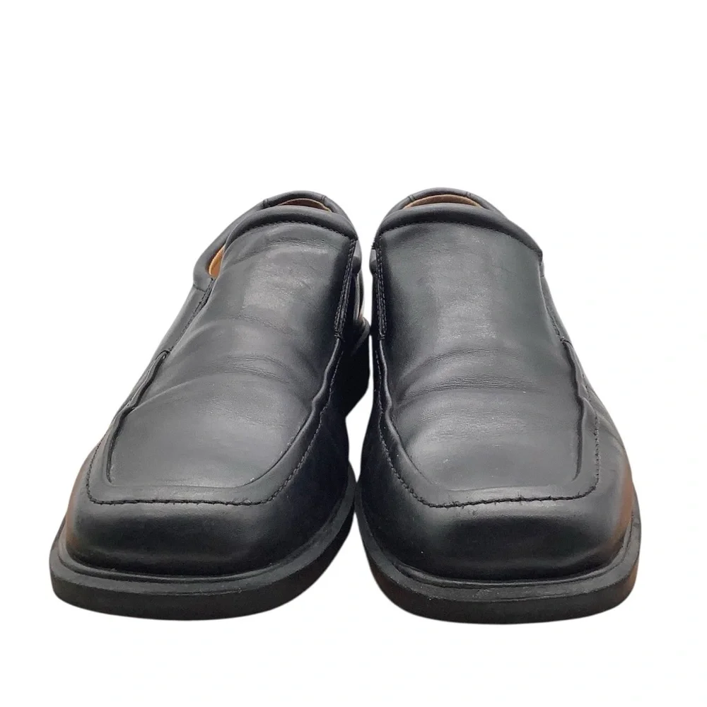 Johnston & Murphy Flex Men's Black Leather Loafers size‎ 12